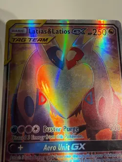 Pokemon Latias & Latios GX 170/181 Alternate Art TAG TEAM – Team Up – Authentic - Image 5