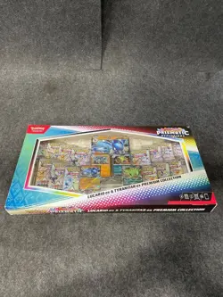 Pokemon TCG Prismatic Evolutions Lucario EX & Tyranitar EX Premium Box Wear - Image 1