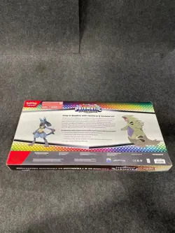 Pokemon TCG Prismatic Evolutions Lucario EX & Tyranitar EX Premium Box Wear - Image 5