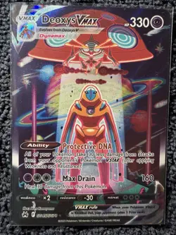 POKEMON DEOXYS VMAX GG45/GG70 Sword & Shield CROWN ZENITH GALARIAN GALLERY - Image 1