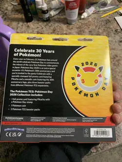 Pokemon Day 2026 Collection Box / Pikachu 30th Anniversary Promo Factory Sealed - Image 2