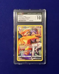 CGC 10 Charizard #TG03 Trainer Gallery Lost Origin 2022 Pokemon GEM MINT - Image 1