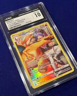 CGC 10 Charizard #TG03 Trainer Gallery Lost Origin 2022 Pokemon GEM MINT - Image 2