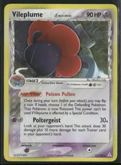 Vileplume (Delta Species) 17/110 Holo - Pokemon TCG Holon Phantoms - Image 1