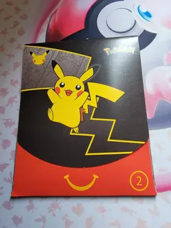 Pokemon McDonalds Happy Meal 25th Anniversary 2021 Promo Sealed Pack #2 Black - Image 1