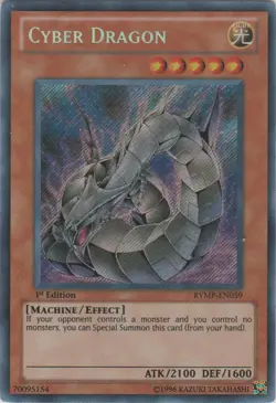 Yugioh! MP Cyber Dragon - RYMP-EN059 - Secret Rare - 1st Edition Moderately Pla - Image 1