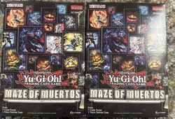 Yugioh MAZE OF MUERTOS 4 Pk Booster * LOT OF 2 * - Image 1