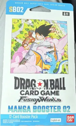 Bandai Dragon Ball Super Fusion World Manga Booster 02 12-Card English - Image 1