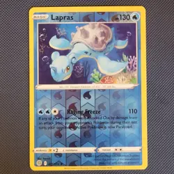 Lapras 031/172 - Brilliant Stars - Rare Reverse Holo Pokemon Card - NM - Image 1