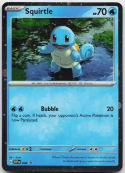 Squirtle - (Cosmos Holo) Holo Promo SV: Scarlet & Violet Promo Cards 048 NM - Image 1