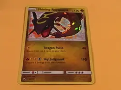 Shining Rayquaza 56/73 Pokemon Shining Legends Holo Rare Card Nice - Image 1