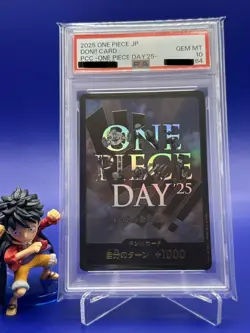 PSA 10 Monkey D. Luffy P-110 & DON!! Card 2025 ONE PIECE DAY Sequential Set JP - Image 4