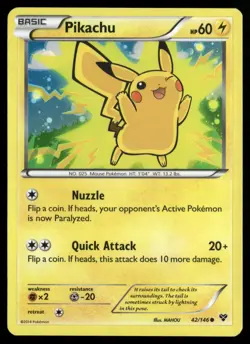 Pikachu - 42/146 (2014 Movie Promo) 042/146 Miscellaneous Cards & Products Pokem - Image 1