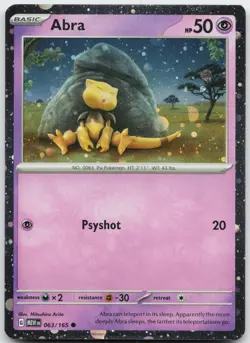 Abra - (Cosmos Holo) Holo Promo Miscellaneous Cards & Products 063/165 NM - Image 1