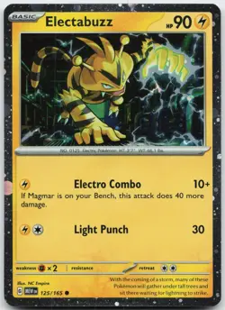 Electabuzz - (Cosmos Holo) Holo Promo Miscellaneous Cards & Products 125/165 NM - Image 1