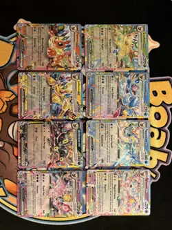 COMPLETE Eeveelution English EX 9 Card Set NM - Prismatic Evolutions - Image 1