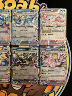 COMPLETE Eeveelution English EX 9 Card Set NM - Prismatic Evolutions - Image 3