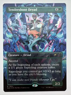 NM Double Rainbow Foil Tendershoot Dryad SLD #1902 Secret Lair MTG - Image 1
