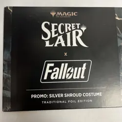Secret Lair Fallout Promo Silver Shroud Costume Foil New Sealed - Image 2