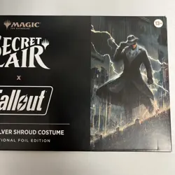 Secret Lair Fallout Promo Silver Shroud Costume Foil New Sealed - Image 3