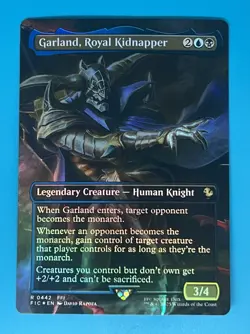 Garland, Royal Kidnapper (Borderless) Commander: Final Fantasy Foil - Image 1