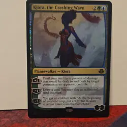 Magic: The Gathering Kiora the Crashing Wave Foil Planeswalker Blue Green Duel … - Image 1