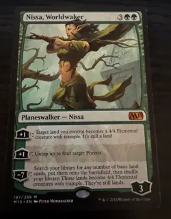 Nissa, Worldwaker - M15 2015 Magic the Gathering MTG - Image 1