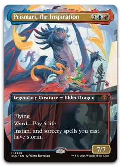 Prismari, the Inspiration (Borderless) #285 NM Secrets of Strixhaven Magic MTG - Image 1