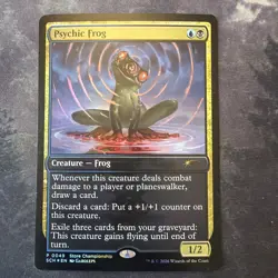 PSYCHIC FROG - Foil - Secrets Of Strixhaven - Store Championship Promo - Image 1