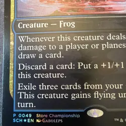PSYCHIC FROG - Foil - Secrets Of Strixhaven - Store Championship Promo - Image 5