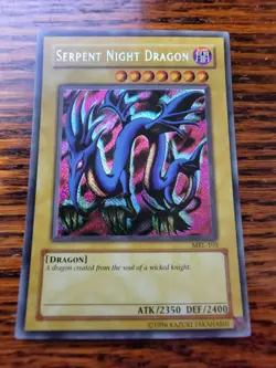 | Yugioh Serpent Night Dragon MRL-103 Secret Rare NM 🔥 | - Image 1