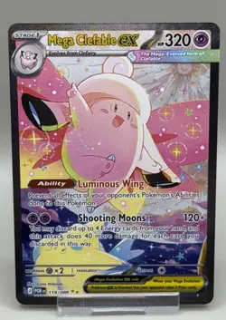 Mega Clefable Ex SIR 119/088 Pokemon TCG Perfect Order NM - Image 1