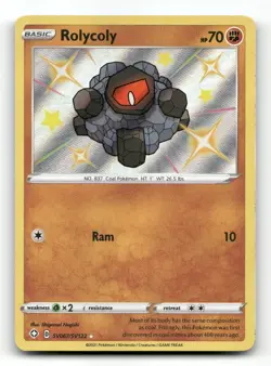 Rolycoly SV067/SV122 - Shining Fates Shiny Vault - Pokemon Card NM/M - Image 1