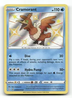Cramorant SV030/SV122 - Shining Fates Shiny Vault - Pokemon Card NM/M - Image 1