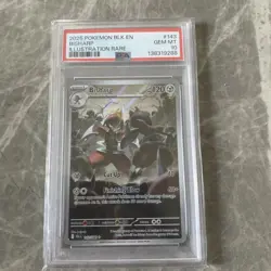 2025 POKEMON BLK EN-BLACK BOLT #143 BISHARP ILLUSTRATION RARE PSA 10 - Image 1