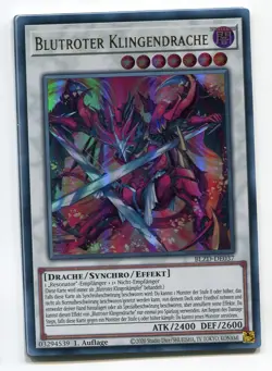 Yu-Gi-Oh! Blutroter Klingendrache Ultra Rare BLZD-DE037 - Image 1