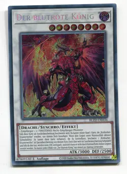 Yu-Gi-Oh! Der Blutrote Konig Secret Rare BLZD-DE036 - Image 1