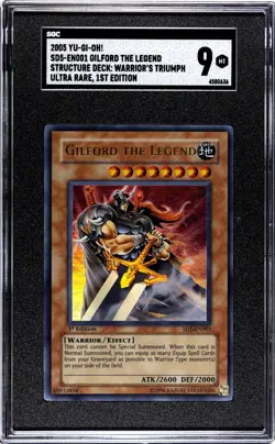 Yu-Gi-Oh! Gilford the Legend Structure Deck SD5-EN001 1st Ed. MINT Ultra Rare - Image 1