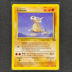 Cubone - 50/64 - Common - Jungle Set - Pokemon Card - NM/M - Image 1