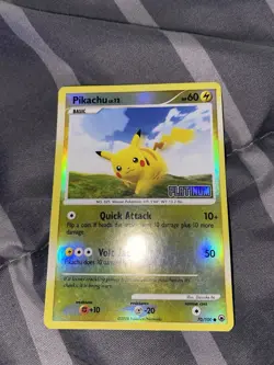 Pokemon Pikachu Stormfront Reverse Holo Common Card 70/100 English - Image 1
