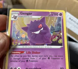 Pokemon Gengar SWSH052 SWSH: Sword & Shield Black Star Promo Cards Holo NM - Image 2