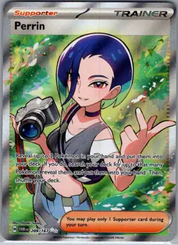 Perrin 209/167 SV06: Twilight Masquerade - Pokemon Card - NM - Image 1