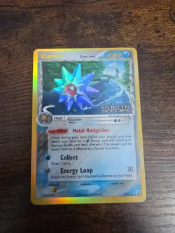 Pokemon TCG Starmie EX Delta Species Holo Rare Card 15/113 Stamped NM - Image 1