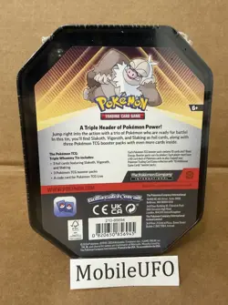 Slaking 2024 Pokemon TCG Triple Whammy Tin: 3 Foil Cards, 3 Booster Packs Sealed - Image 3