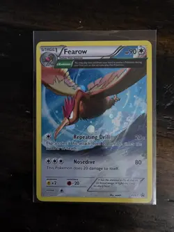 Pokemon TCG Fearow Delta Ancient Trait Black Star Promo Holo Card XY57 MINT - Image 1