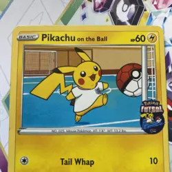 Pokemon Pikachu TCG On the Ball Promo Card 001/005 UK Exclusive Unsealed - Image 3