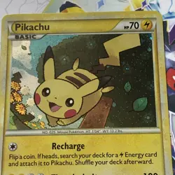NM Pokemon Pikachu Holo Card HGSS03 Black Star Promo - Image 3