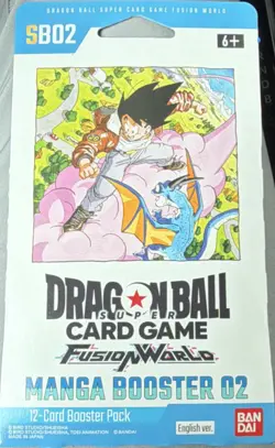 Bandai Dragon Ball Super Fusion World Manga Booster 02 SB02 12-Card English - Image 1