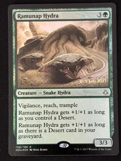 1x MTG Ramunap Hydra (Foil) - Prerelease Cards (PRE) (HOU) #130 - Magic - Image 1