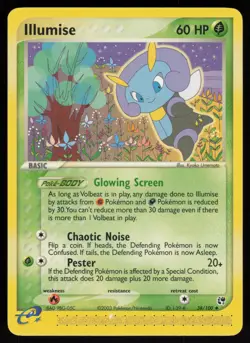 E-Reader Illumise 38/100 Sandstorm Kyoko Umemoto Pokemon TCG Card - Image 1